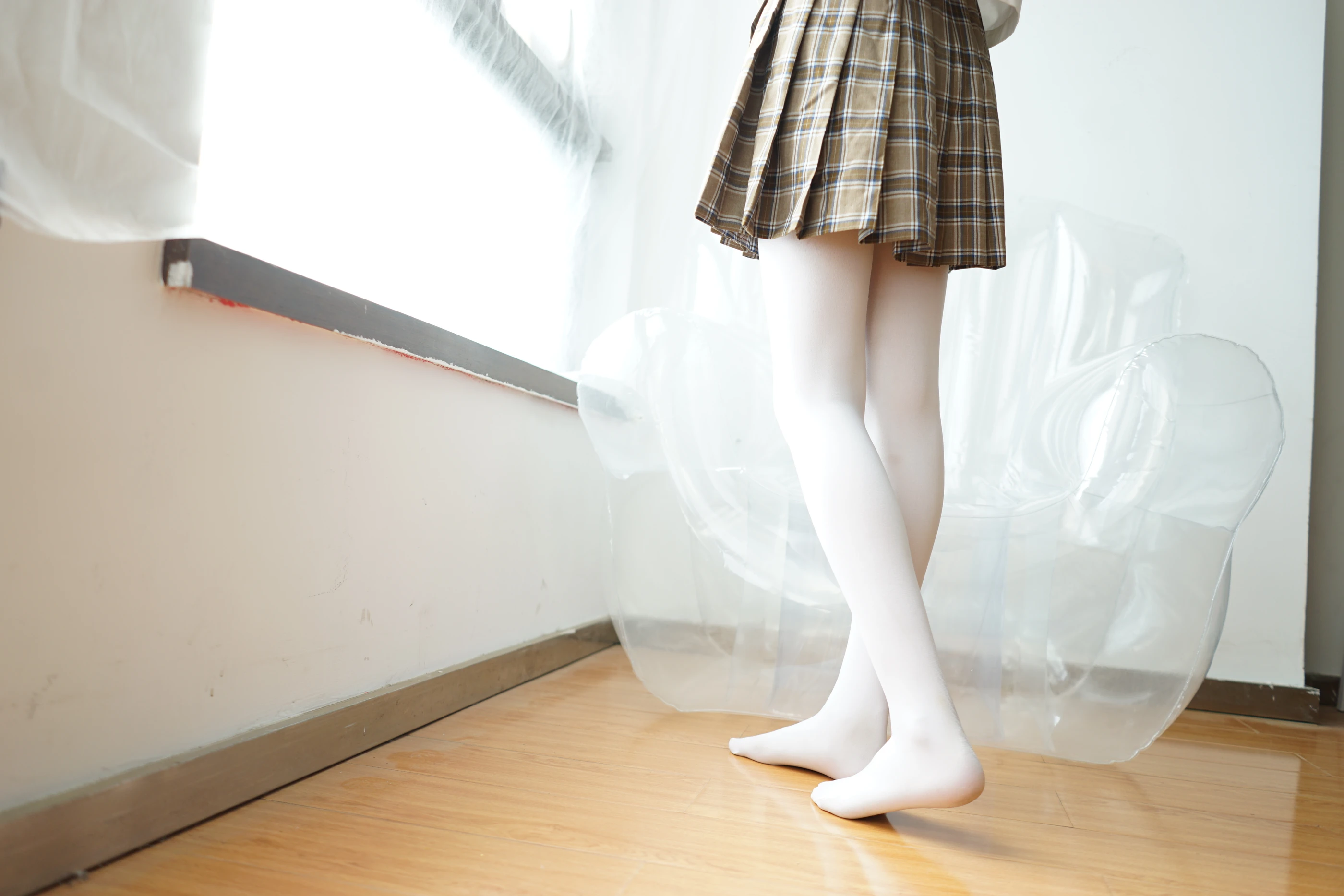 森萝财团 [BETA-021] 白丝格子裙 [212P]插图2